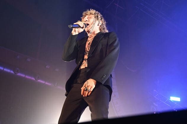 Irama during Irama, Italian singer Music Concert in Mantova, Italy, April 24 2022  Copyright: xAlessioxTarpinix xipa-agency.netx xx 0
