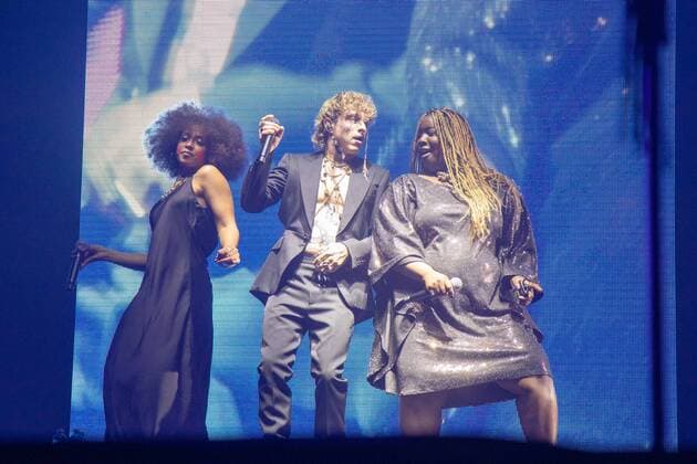 Irama during Irama, Italian singer Music Concert in Mantova, Italy, April 24 2022  Copyright: xCesarexVeronesix xipa-agency.netx xx 0