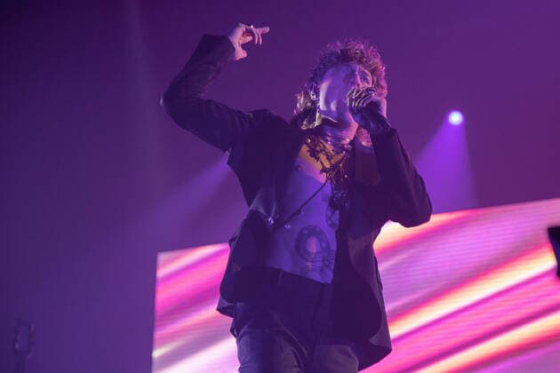 Irama during Irama, Italian singer Music Concert in Mantova, Italy, April 24 2022  Copyright: xCesarexVeronesix xipa-agency.netx xx 0
