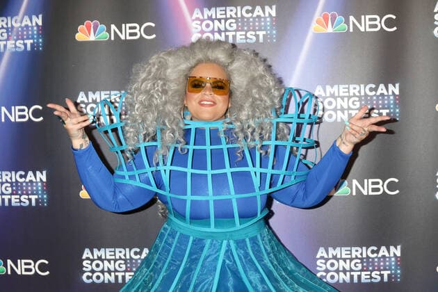 April 25, 2022, Universal City, CA, USA: LOS ANGELES - APR 25: MARi at the AmericaÃ¢â‚¬â ¢s Song Contest Semi-finals Red Carpet at Universal Studios on April 25, 2022 in Universal City, CA Universal City USA - ZUMAb170 20220425_zap_b170_111 Copyright: xKayxBlakex
