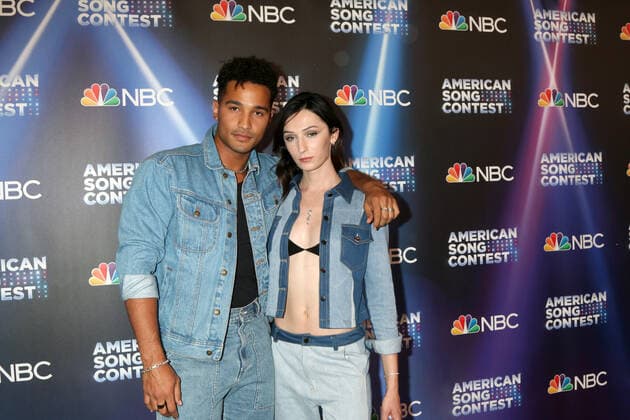 April 25, 2022, Universal City, CA, USA: LOS ANGELES - APR 25: Devin Way, Jesse James Keitel at the AmericaÃ¢â‚¬â ¢s Song Contest Semi-finals Red Carpet at Universal Studios on April 25, 2022 in Universal City, CA Universal City USA - ZUMAnc22 20220425_zaa_nc22_130 Copyright: xKathyxHutchinsx