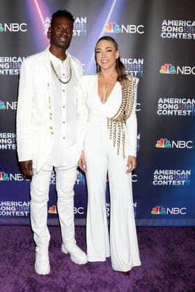 April 25, 2022, Universal City, CA, USA: LOS ANGELES - APR 25: Ni-Co, Colton Jones, Dani Brillhart at the America™s Song Contest Semi-finals Red Carpet at Universal Studios on April 25, 2022 in Universal City, CA Universal City USA - ZUMAnc22 20220425_zaa_nc22_112 Copyright: xKathyxHutchinsx