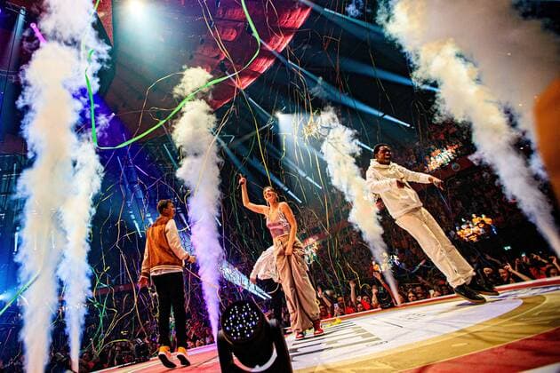 2022 04 26 20 17 50 ROTTERDAM Typhoon, Maan, Flemming, Ronnie Flex during the first show of De Vrienden van Amstel LIVE 2022 ANP KIPPA LEVIN DEN BOER netherlands out belgium out  Copyright: xx x447664421x originalFilename: 447664421.jpg