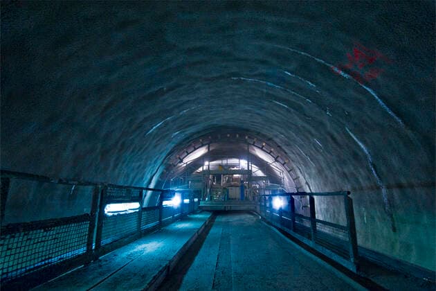 AlpTransit Gotthard, new trans-Alpine railway, construction of Faido, Switzerland gm 3002_11_W481827