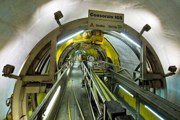 AlpTransit Gotthard, new trans-Alpine railway, construction of Faido, Switzerland gm 3002_11_W481829