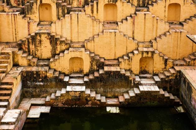 Panna Meena ka Kund stepwell in Amber, Jaipur, Rajasthan, India *** Panna Meena ka Kund stepwell in Amber, Jaipur, Rajasthan, India Copyright: imageBROKER DmitryxRukhlenko ibxdmr08269513.jpg