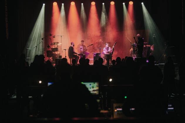 April 27, 2022, Wroclaw, Wroclaw, Poland: We ll beat them with music is the slogan of the FreeUkraine tour, in which two Ukrainian-Polish bands Troye Zillia and Dagadana take part. The concerts took place on April 26, 2022 in Wroclaw club A2 in the photo: Troye Zillia Wroclaw Poland - ZUMAz123 20220427_zip_z123_007 Copyright: xKrzysztofxZatyckix