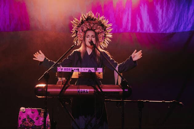 April 27, 2022, Wroclaw, Wroclaw, Poland: We ll beat them with music is the slogan of the FreeUkraine tour, in which two Ukrainian-Polish bands Troye Zillia and Dagadana take part. The concerts took place on April 26, 2022 in Wroclaw club A2 in the photo: Dagadana Wroclaw Poland - ZUMAz123 20220427_zip_z123_017 Copyright: xKrzysztofxZatyckix