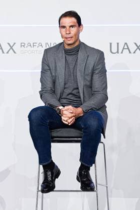 April 28, 2022, Madrid, Spain: Rafael Nadal attends during the presentation of the UAX Rafa Nadal Sports University in the Campus of the Universidad Alfonso X el Sabio in Madrid. Madrid Spain - ZUMAs197 20220428_zaa_s197_042 Copyright: xAtilanoxGarciax