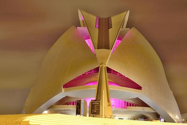 Creative Highlights World Photo shows Valencia city at night and its various surroundings. , 4406273.jpg, modern, urban, center, city, architecture, valencia, spain, art, futuristic, monument, design, tourism, glass, artistic, europe, structure, science, project, sky, build, museum, geometry, blue, tourist, future, metal, water, dome, curved, details, technology, night, destination, white, eye, millennium, landmark, roof, windows, theater, sightseeing, bright, european, construction, illumination, outdoor, outside, holiday, light, cloud,