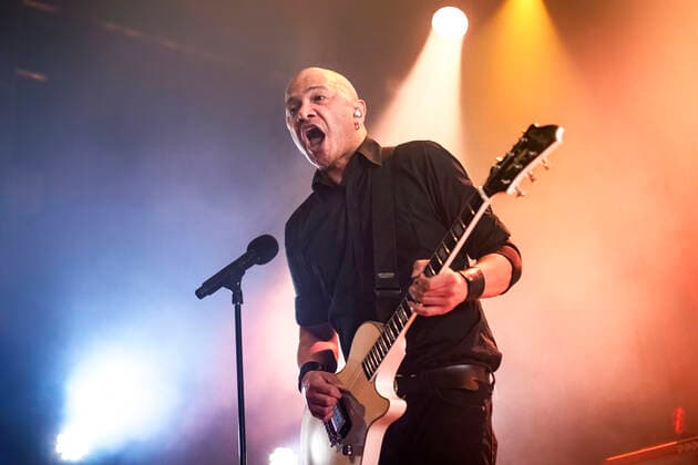 Danko Jones live in Oslo, Norway Oslo, Norway. 28th, April 2022. The Canadian rock band Danko Jones performs a live concert at Rockefeller in Oslo. Here vocalist and guitarist Danko Jones is seen live on stage. Oslo Norway Rockefeller  Copyright: xGonzalesxPhoto TerjexDokkenx