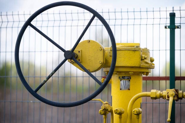 Gas Pipeline In Poland A gas installation is pictured at a Gaz-System station in Karczew, outside Warsaw, Poland on April 28, 2022 Karczew Mazovia Poland  Copyright: xMateuszxWlodarczykx originalFilename: wlodarczyk-gaspipel220428_nppKD.jpg