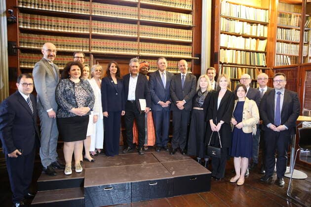 29-04-2022 Denmark Princess Marie attend the award ceremony of the De Frankofone landes Ambassadorers Litteraturpris (literary prize of the Francophone Ambassadors) in her capacity as patron at the University Library in Copenhagen, Denmark. Â  Copyright: xPPEx