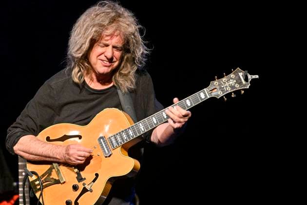 US jazz guitarist Pat Metheny performs during his concert with project Side-Eye in Prague, Czech Republic, April 29, 2022. (CTKxPhoto VitxSimanek) CTKPhotoP2022042909144  VIS 003