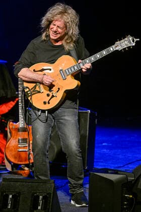 US jazz guitarist Pat Metheny performs during his concert with project Side-Eye in Prague, Czech Republic, April 29, 2022. (CTKxPhoto VitxSimanek) CTKPhotoP2022042909232  VIS 006 K