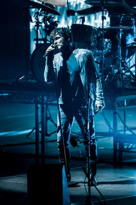 A-ha Konzert in Kopenhagen a-ha live on Copenhagen, Denmark Copenhagen, Denmark. 29th, April 2022. The Norwegian pop group a-ha performs a live concert at Royal Arena in Copenhagen. Here singer Morten Harket is seen live on stage. Copenhagen Denmark  Copyright: xGonzalesxPhoto LassexLagonix
