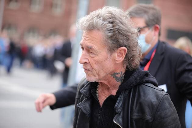 29 04 2022 Frankfurt am Main, Paulskirche Peter Maffay and band awarded Frankfurt Music Prize Singer Peter Maffay on his way to the award ceremony