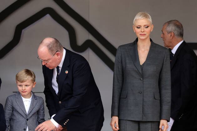 Pinz Jacques, Prince Albert of Monaco and Princess Charlene of Monaco, Award Ceremony Formula E FIA World Championship, Season 8, Monaco E Prix, 30 04 2022, MCO012