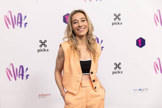 Actress Ianthe Tavernier pictured on the red carpet at the arrival for the 14th edition of the MIA s (Music Industry Award) award show, in Brussels, Saturday 30 April 2022. The MIA awards are handed out by the VRT and VI.BE.  JAMESxARTHURxGEKIERE 34345835
