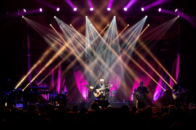 Heinz Rudolf Kunze with band live at a concert of his Der Wahrheit die Ehre Tour at Thüringenhalle Erfurt, 30 04 2022 Foto:xM.xKremerx xFuturexImage