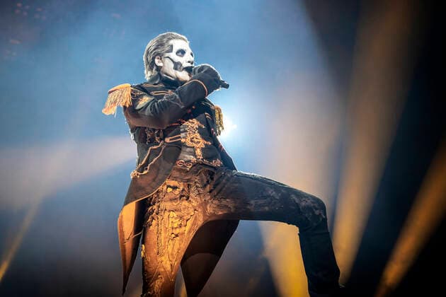 Ghost live in Oslo, Norway Oslo, Norway. 30th, April 2022. The Swedish rock band Ghost performs a live concert at Oslo Spektrum in Oslo. Here vocalist Papa Emeritus IV is seen live on stage. Oslo Norway Oslo Spektrum  Copyright: xGonzalesxPhoto TerjexDokkenx