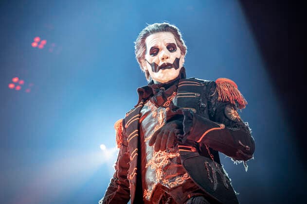 Ghost live in Oslo, Norway Oslo, Norway. 30th, April 2022. The Swedish rock band Ghost performs a live concert at Oslo Spektrum in Oslo. Here vocalist Papa Emeritus IV is seen live on stage. Oslo Norway Oslo Spektrum  Copyright: xGonzalesxPhoto TerjexDokkenx