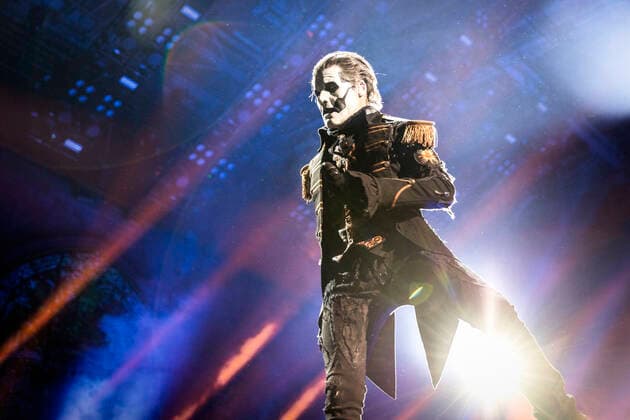Ghost live in Oslo, Norway Oslo, Norway. 30th, April 2022. The Swedish rock band Ghost performs a live concert at Oslo Spektrum in Oslo. Here vocalist Papa Emeritus IV is seen live on stage. Oslo Norway Oslo Spektrum  Copyright: xGonzalesxPhoto TerjexDokkenx