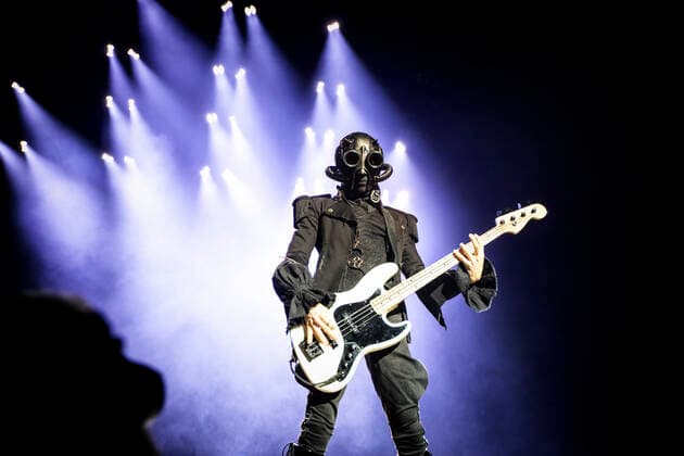 Ghost live in Oslo, Norway Oslo, Norway. 30th, April 2022. The Swedish rock band Ghost performs a live concert at Oslo Spektrum in Oslo. Here a band member, a Nameless Ghouls, is seen live on stage. Oslo Norway Oslo Spektrum  Copyright: xGonzalesxPhoto TerjexDokkenx
