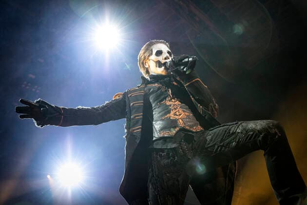 Ghost live in Oslo, Norway Oslo, Norway. 30th, April 2022. The Swedish rock band Ghost performs a live concert at Oslo Spektrum in Oslo. Here vocalist Papa Emeritus IV is seen live on stage. Oslo Norway Oslo Spektrum  Copyright: xGonzalesxPhoto TerjexDokkenx