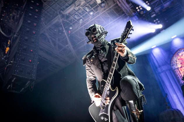 Ghost live in Oslo, Norway Oslo, Norway. 30th, April 2022. The Swedish rock band Ghost performs a live concert at Oslo Spektrum in Oslo. Here a band member, a Nameless Ghouls, is seen live on stage. Oslo Norway Oslo Spektrum  Copyright: xGonzalesxPhoto TerjexDokkenx