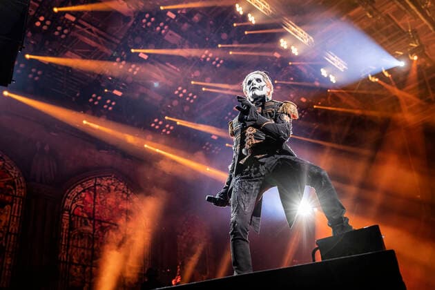 Ghost live in Oslo, Norway Oslo, Norway. 30th, April 2022. The Swedish rock band Ghost performs a live concert at Oslo Spektrum in Oslo. Here vocalist Papa Emeritus IV is seen live on stage. Oslo Norway Oslo Spektrum  Copyright: xGonzalesxPhoto TerjexDokkenx