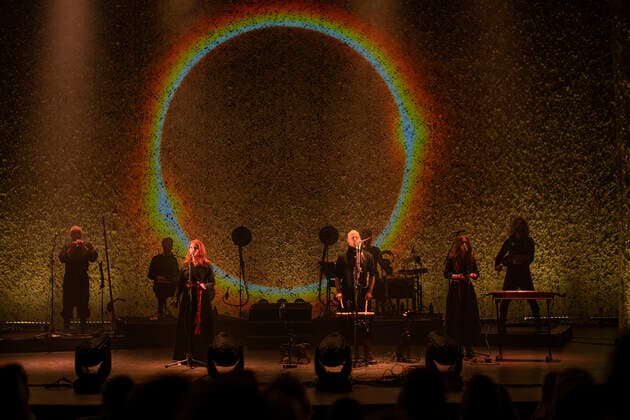 Wardruna Bergen, Norway. 01st, May 2022. The Nordic musical project Wardruna performs a live concet at Grieghallen in Bergen. Here founder, singer and composer Einar Selvik is seen during the show. Bergen Norway  Copyright: xGonzalesxPhoto JarlexH.xMoex