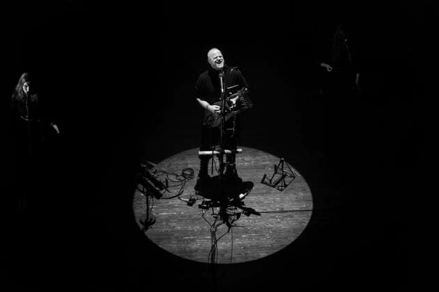 Wardruna Bergen, Norway. 01st, May 2022. The Nordic musical project Wardruna performs a live concet at Grieghallen in Bergen. Here founder, singer and composer Einar Selvik is seen during the show. Bergen Norway  Copyright: xGonzalesxPhoto JarlexH.xMoex