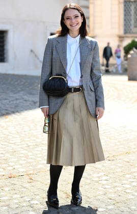 May 2, 2022, ROME: Italian singer Francesca Michielin arrives to the presentation of the David di Donatello Award 2022 at the Quirinale Palace in Rome, Italy, 02 May 2022. The David di Donatello award is a film prize presented annually to honor the best of Italian and foreign motion picture productions.ANSA ETTORE FERRARI ROME  - ZUMAa110 20220502_zaf_a110_014 Copyright: xEttorexFerrarix