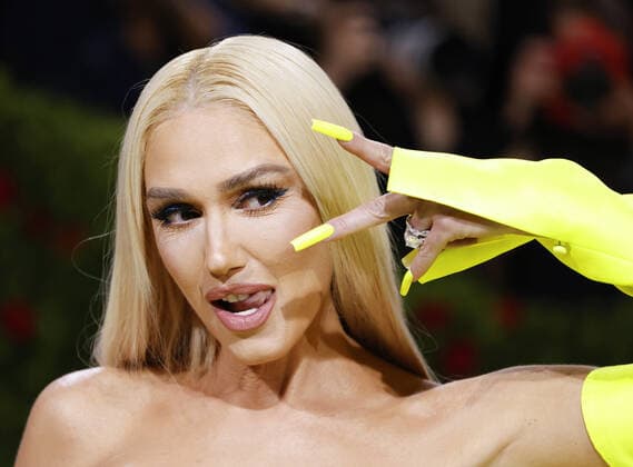 Gwen Stefani arrives on the red carpet for The Met Gala at The Metropolitan Museum of Art celebrating the Costume Institute opening of In America: An Anthology of Fashion in New York City on Monday, May 2, 2022.  NYP20220502234 JOHNxANGELILLO