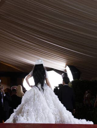 Kylie Jenner arrives on the red carpet for The Met Gala at The Metropolitan Museum of Art celebrating the Costume Institute opening of In America: An Anthology of Fashion in New York City on Monday, May 2, 2022.  NYP20220502241 JOHNxANGELILLO