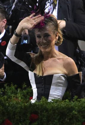 NEW YORK, NEW YORK - MAY 02: Sarah Jessica Parker at The 2022 Met Gala Celebrating In America: An Anthology of Fashion at The Metropolitan Museum of Art on May 02, 2022 in New York City. Copyright: xRWx