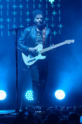 Pal Waaktaar Savoy from a ha live at the opening of the Hunting High and Low Tour Germany at ZAG Arena Hannover, 02 05 2022 Foto:xU.xStammx xFuturexImage