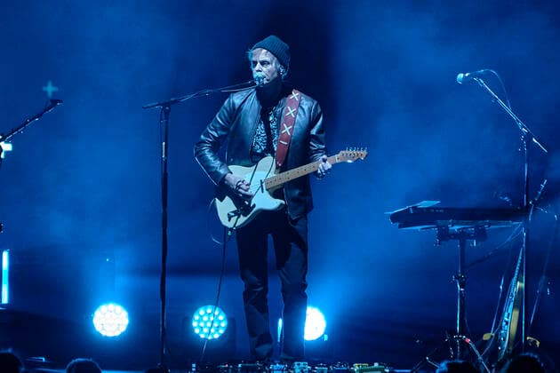 Pal Waaktaar Savoy from a ha live at the opening of the Hunting High and Low Tour Germany at ZAG Arena Hannover, 02 05 2022 Foto:xU.xStammx xFuturexImage