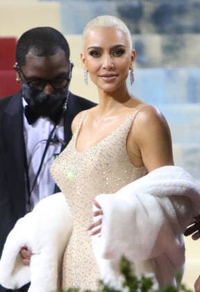 NEW YORK, NEW YORK - MAY 02: Kim Kardashian at The 2022 Met Gala Celebrating In America: An Anthology of Fashion at The Metropolitan Museum of Art on May 02, 2022 in New York City. Copyright: xRWx
