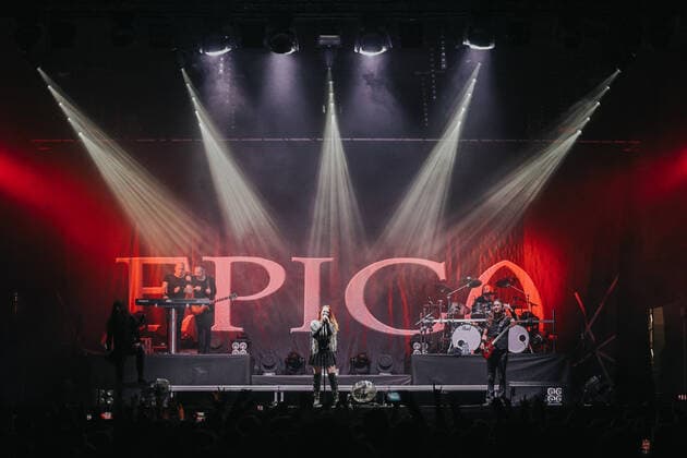 May 3, 2022, Wroclaw, Wroclaw, Poland: The Dutch group Epica was the star of the second day of Wroclawska 3-Maj wka. Wroclaw Poland - ZUMAz123 20220503_zip_z123_011 Copyright: xKrzysztofxZatyckix