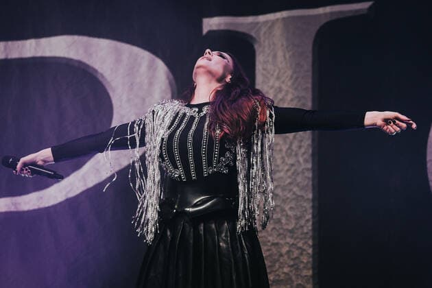 May 3, 2022, Wroclaw, Wroclaw, Poland: The Dutch group Epica was the star of the second day of Wroclawska 3-Maj wka. in Pic: Simone Simons Wroclaw Poland - ZUMAz123 20220503_zip_z123_018 Copyright: xKrzysztofxZatyckix