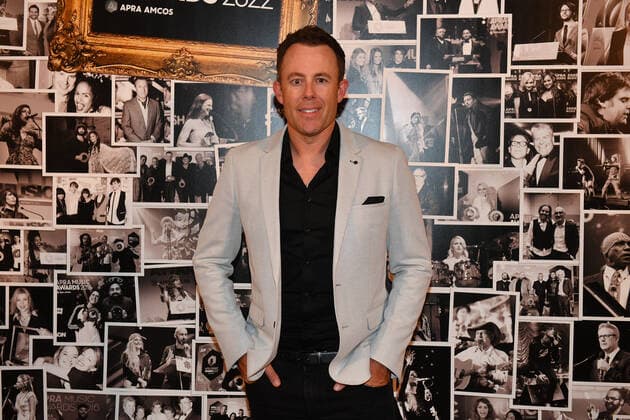 2022 APRA MUSIC AWARDS, Casey Barnes pose for photos during the 2022 APRA Music Awards at Melbourne Town Hall in Melbourne, Tuesday, May 3, 2022. ( NO ARCHIVING, EDITORIAL USE ONLY, NO USE IN BOOKS WITHOUT CONSENT MELBOURNE VIC AUSTRALIA  Copyright: xJAMESxROSSx 20220503001654531217