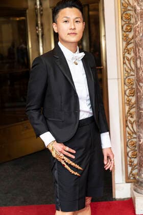 NY: Met Gala 2022 departures from The Pierre hotel Melissa King wearing dress by Dior departs The Pierre Hotel for the 2022 Met Gala on a theme In America: An Anthology of Fashion with dress code calls for gilded glamour New York New York United States Copyright: LevxRadin