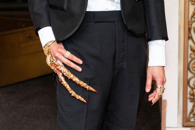 NY: Met Gala 2022 departures from The Pierre hotel Melissa King wearing dress by Dior departs The Pierre Hotel for the 2022 Met Gala on a theme In America: An Anthology of Fashion with dress code calls for gilded glamour New York New York United States Copyright: LevxRadin