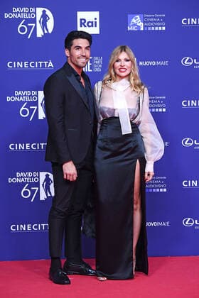 Verleihung des David di Donatello-Preises 2022 in Rom Rome, David Di Donatello 2022 In the photo: Rita Rusic with her boyfriend Cristiano Di Luzio  Copyright: xMaurizioxD Avanzox xipa-agency.nx xx