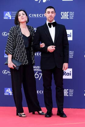 Verleihung des David di Donatello-Preises 2022 in Rom Rome, David Di Donatello 2022. In the photo Edoardo Scarpetta with his sister Carolina  Copyright: xMaurizioxD avanzox xipa-agency.nx xMaurizioxD avanzox