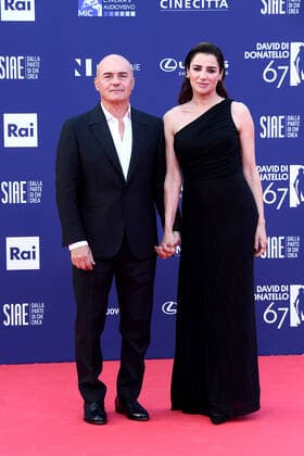 Verleihung des David di Donatello-Preises 2022 in Rom Rome, David Di Donatello 2022. In the photo Luisa Ranieri and Luca Zingaretti  Copyright: xMaurizioxD avanzox xipa-agency.nx xMaurizioxD avanzox