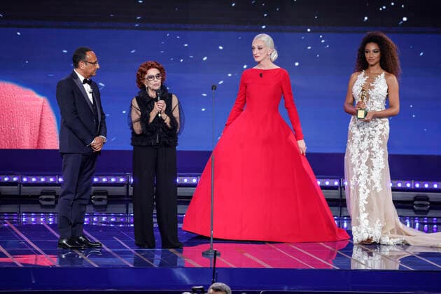 Verleihung des David di Donatello-Preises 2022 in Rom - Die Preisträger May 3, 2022, ROME, Italia: Italian actress Giovanni Ralli at Cinecitta studios receives award David to Career during the 67th edition of the David di Donatello Awards, in Rome, Italy, 3 May 2022. ANSA GIUSEPPE LAMI ROME Italia - ZUMAa110 20220503_zaf_a110_010 Copyright: xGiuseppexLamix