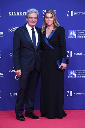 Verleihung des David di Donatello-Preises 2022 in Rom Rome, David Di Donatello 2022 In the photo: Mario Martone, Ippolita Di Majo  Copyright: xMaurizioxD Avanzox xipa-agency.nx xx